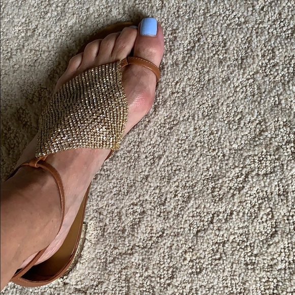 Sandals with rhinestones - Picture 3 of 4